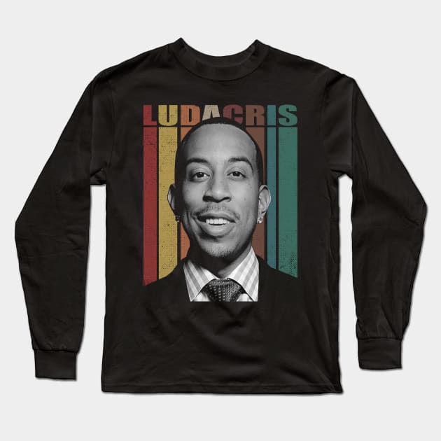 Roll Out in Style Ludacriss Singer T-Shirts – Unleash Your Swagger with Every Step Long Sleeve T-Shirt by Church Green